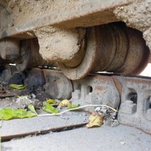 foto 14.6t bagr pásák svahovka Kobelco SK135 rypadlo pásové